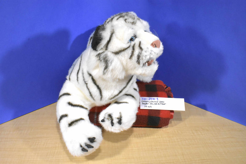 Discovery Channel Wild Life Sundar White Bengal Tiger 2000 Plush