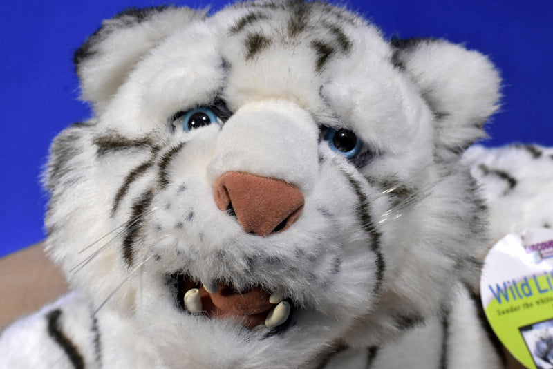 Discovery Channel Wild Life Sundar White Bengal Tiger 2000 Plush