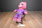 Build-a-Bear Pink Heart Teddy Bear Plush With Trolls Clothes