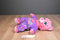 Build-a-Bear Pink Heart Teddy Bear Plush With Trolls Clothes