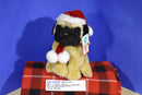 Demdaco Nat and Jules Christmas Pug 2012 Plush