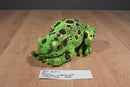 Rinco Green and Black Leopard Frog With Red Eyes Plush