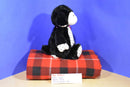 Baby Ganz Licorice Black and White Lamb Plush