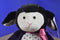 Baby Ganz Licorice Black and White Lamb Plush