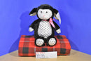 Baby Ganz Licorice Black and White Lamb Plush