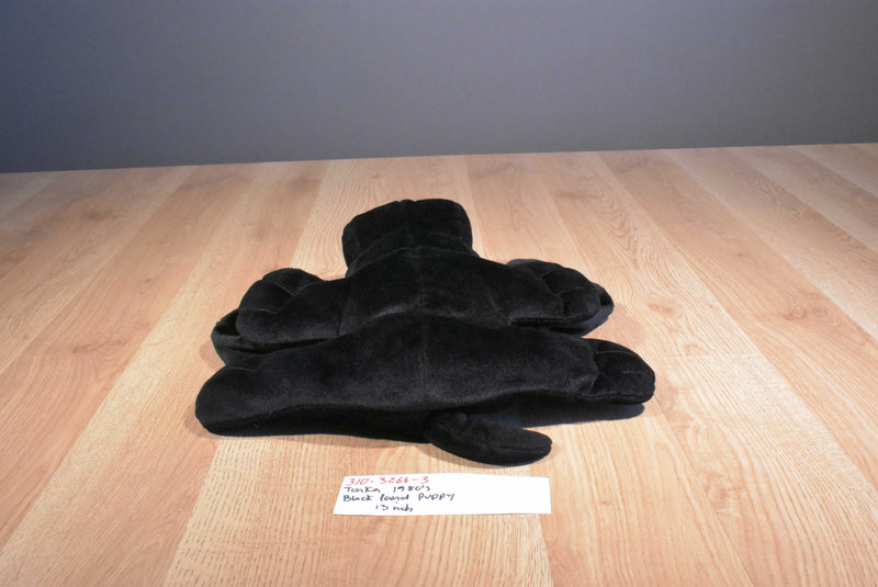 Tonka Black Pound Puppy 1980's Plush