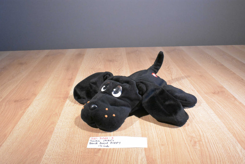 Tonka Black Pound Puppy 1980's Plush