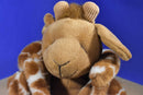 Russ Gisella Giraffe Large and Small Fur Coat Beanbag Plushes