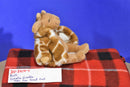 Russ Gisella Giraffe Large and Small Fur Coat Beanbag Plushes