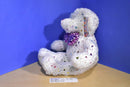 Toy Factory Plush Paradise White Teddy Bear with Hearts 2019 Plush