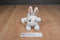 Aurora White Bunny and Brown Dutch Bunny Rabbit 2020 Beanbag Plush