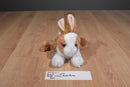 Aurora White Bunny and Brown Dutch Bunny Rabbit 2020 Beanbag Plush