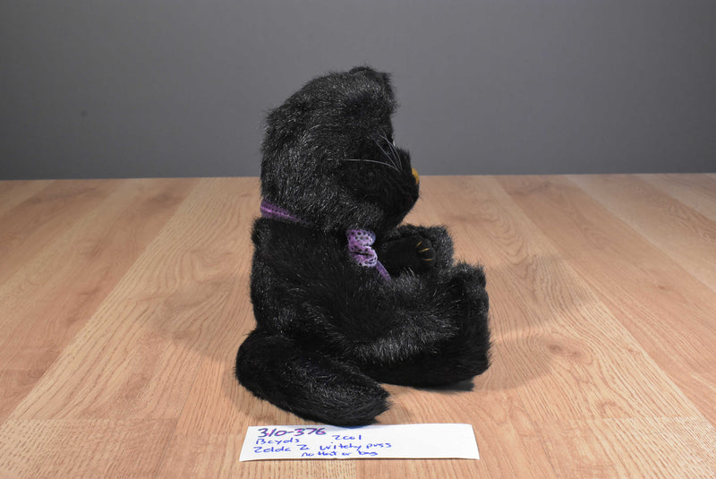 Boyd's Bears Zelda Z. Witchypuss Black Cat 2001 Beanbag Plush