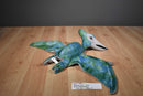 The Petting Zoo Blue, Green and Grey Pteradactyl 1994 Plush