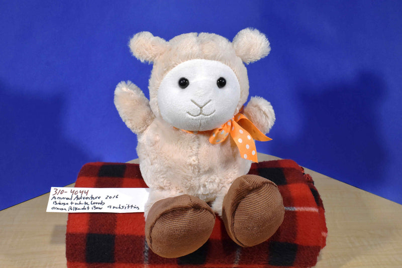 Animal Adventure Beige and White Lamb 2016 Plush