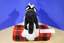 King Plush Black and White Holstein Cow Plush