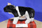 King Plush Black and White Holstein Cow Plush