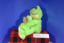 Animal Adventure Green and Yellow Frog With Heart Pillows 2015 Plush