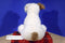 Barnes & Noble White and Brown Puppy Dog Noble Plush