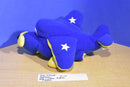 Applause High Flyers Blue Yellow Airplane 1988 Plush Puppet