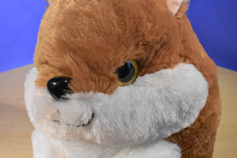 Nanco Brown and White Hamster Plush