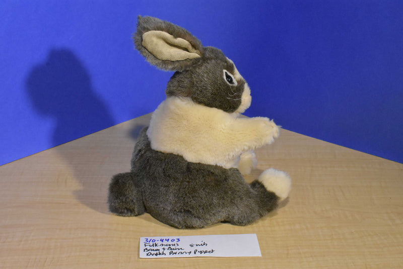 Folkmanis Brown and Beige Dutch Bunny Rabbit Puppet