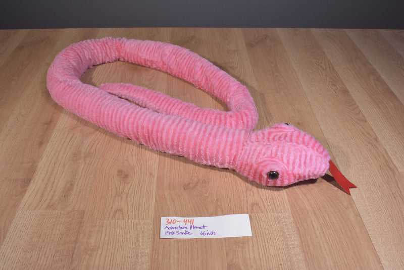 Adventure Planet Pink Snake Plush