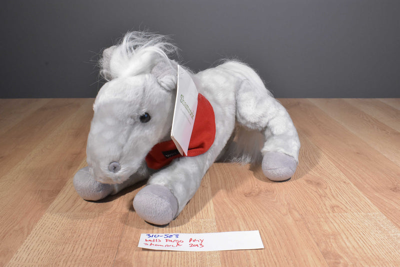 Wells Fargo Shamrock Dapple Grey Pony 2013 Plush