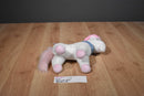 Hugfun White and Pink Horse Pony Wearing Pink Cowboy Hat Plush