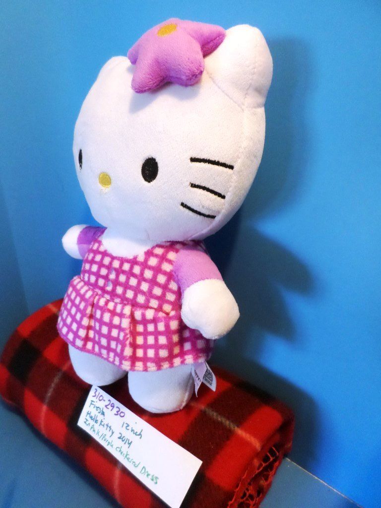 Fiesta Hello Kitty in Pink Checkered Dress 2014 Plush