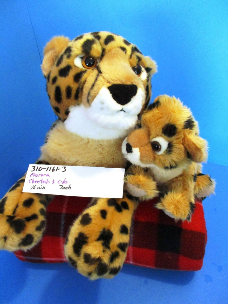 Aurora Cheetah and Cub Plush