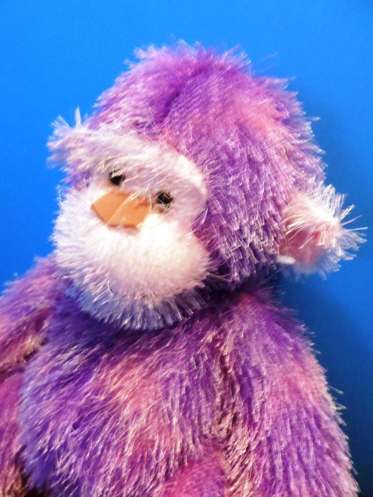 Russ Trembles Shaking and Yelling Purple Monkey Chimp Plush