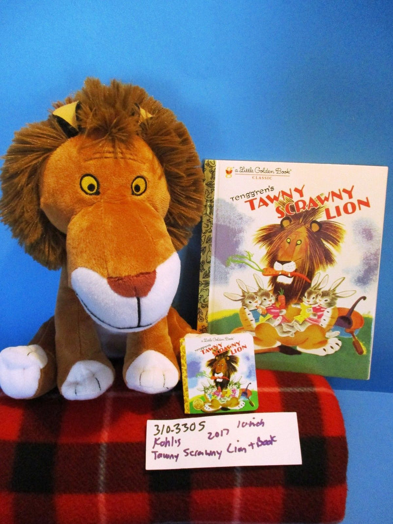 Kohl s Cares Tawny Scrawny Lion 2017 Plush and Little Golden Book Hurricane Jack Surplus