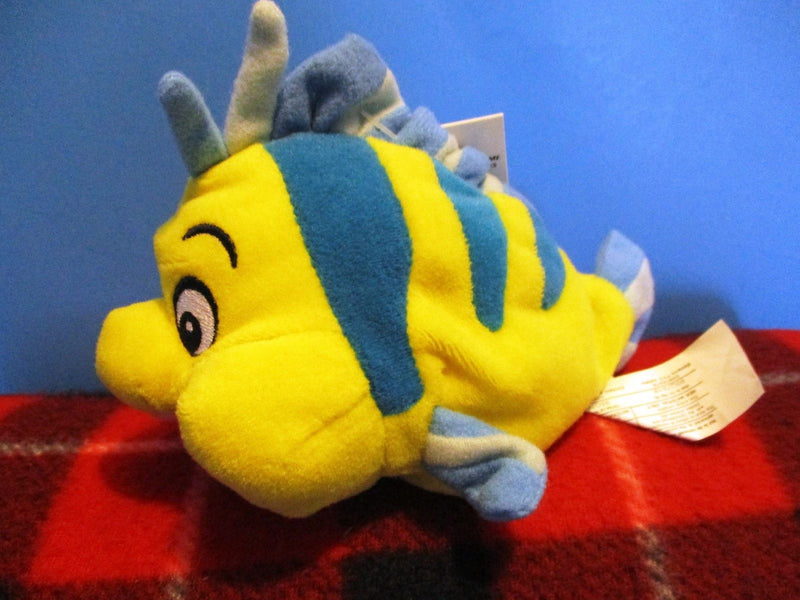 Disney Store Little Mermaid Flounder Sebastion Ursula Beanbag Plushes