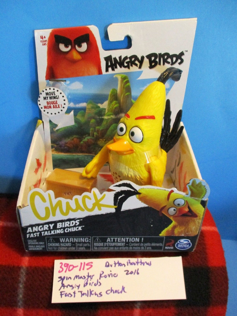 Spin Master Rovio Angry Birds Fast Talking Chuck Action Figure