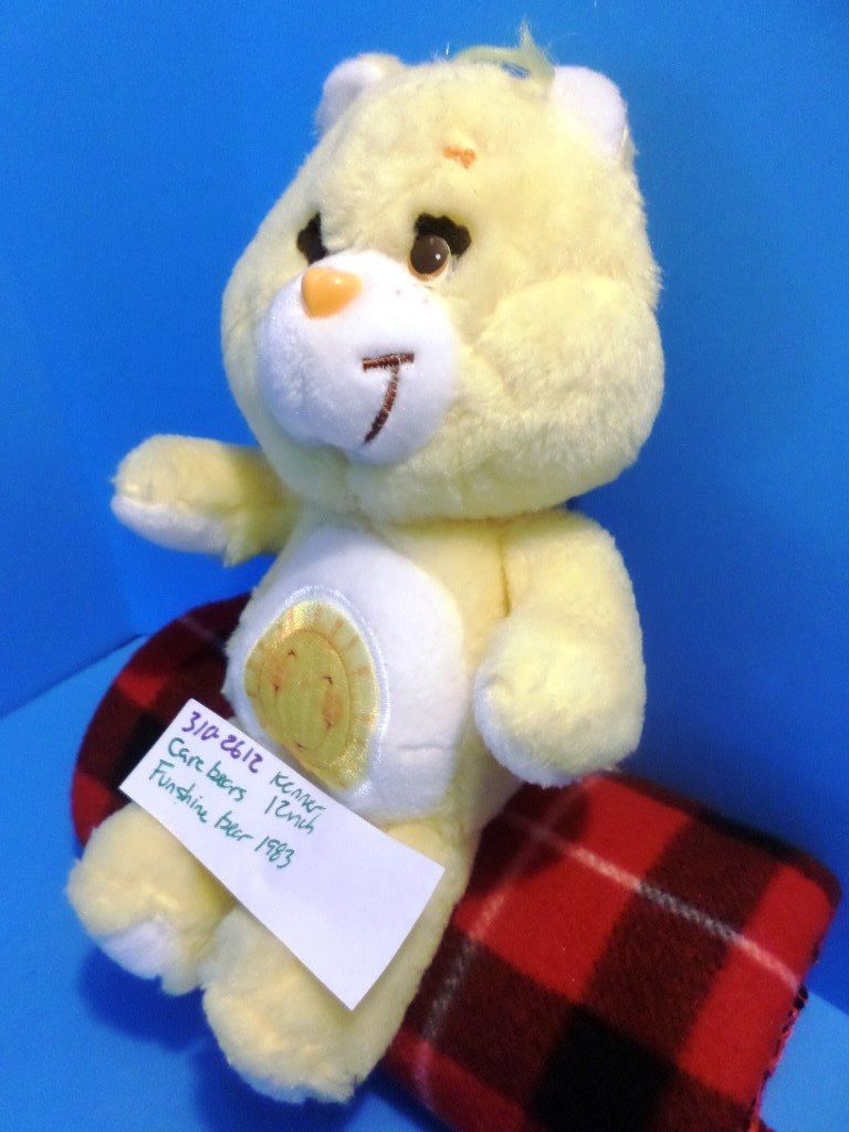 Kenner Care Bears Funshine Bear 1983 Plush