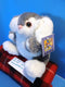 Dan Dee Soft Expressions Grey and White Bunny Rabbit Plush