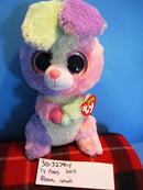 Ty Beanie Boos Bloom the Multi-colored Bunny Rabbit 2015 Beanbag Plush