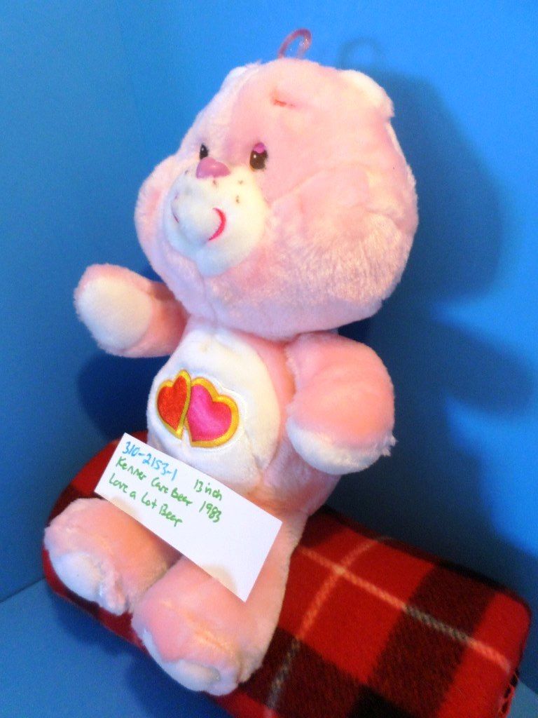 Kenner Care Bears Pink Love a Lot Bear 1983 Plush