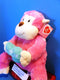 Animal Adventure Valentines Pink Monkey with Blue Heart Plush