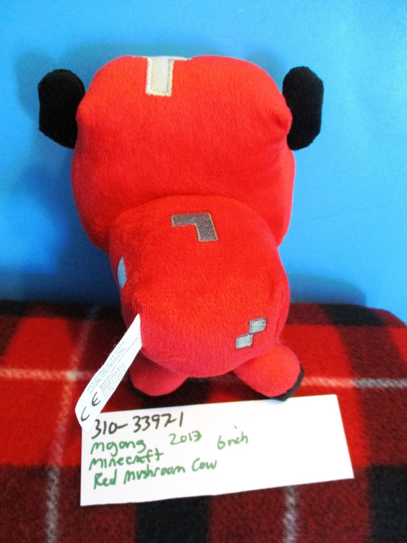 Jazwares Mojang Minecraft Red Mushroom Cow 2013 Plush