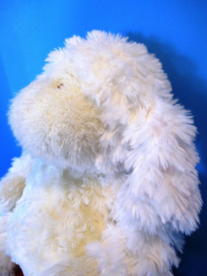 Baby Ganz Bellifuls White Beige Lamb Rattle Beanbag Plush