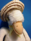 Impact International Goose Duck in Straw Hat 1988 Plush