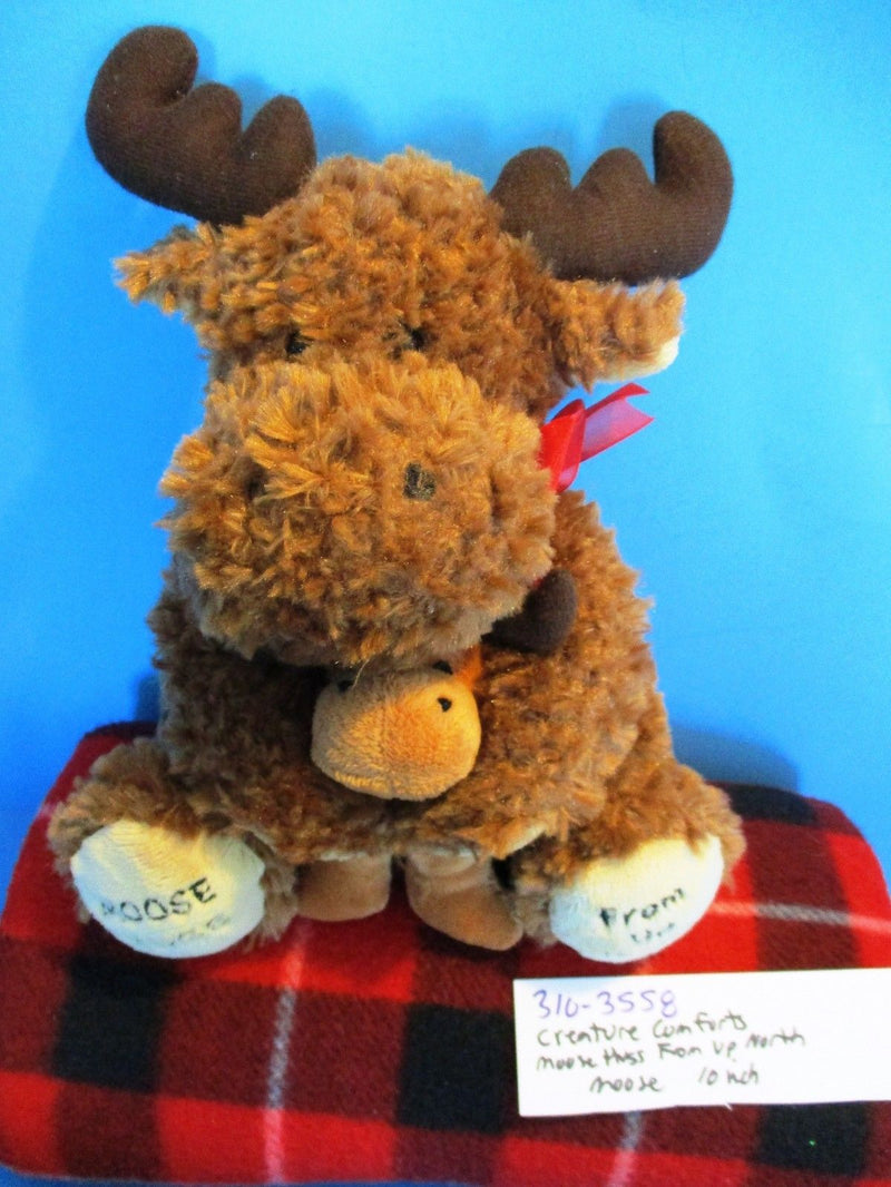 Creature Comforts Moose Hugs From Up North Moose Beanbag Plush