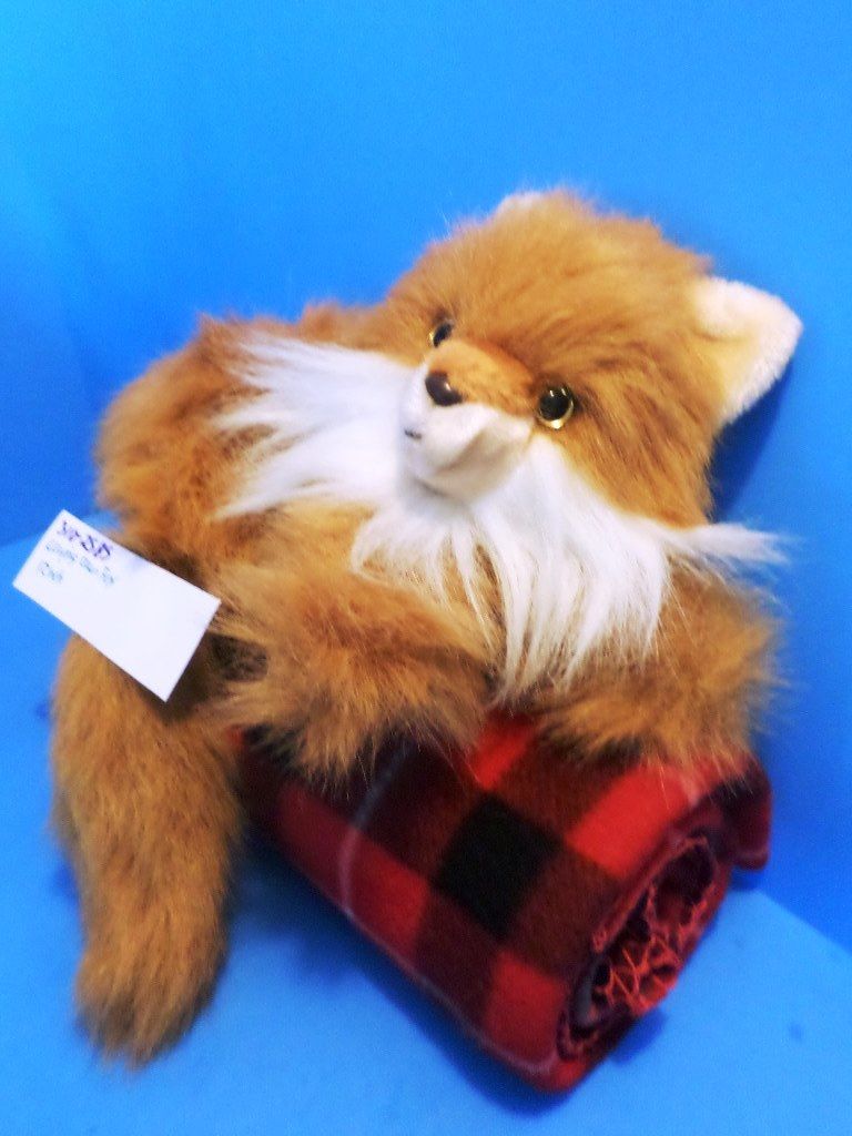 Red Fox Laying Down Plush