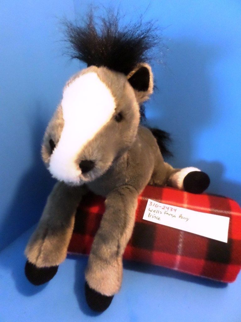 Wells Fargo Prince Grey Pony 2006 Plush