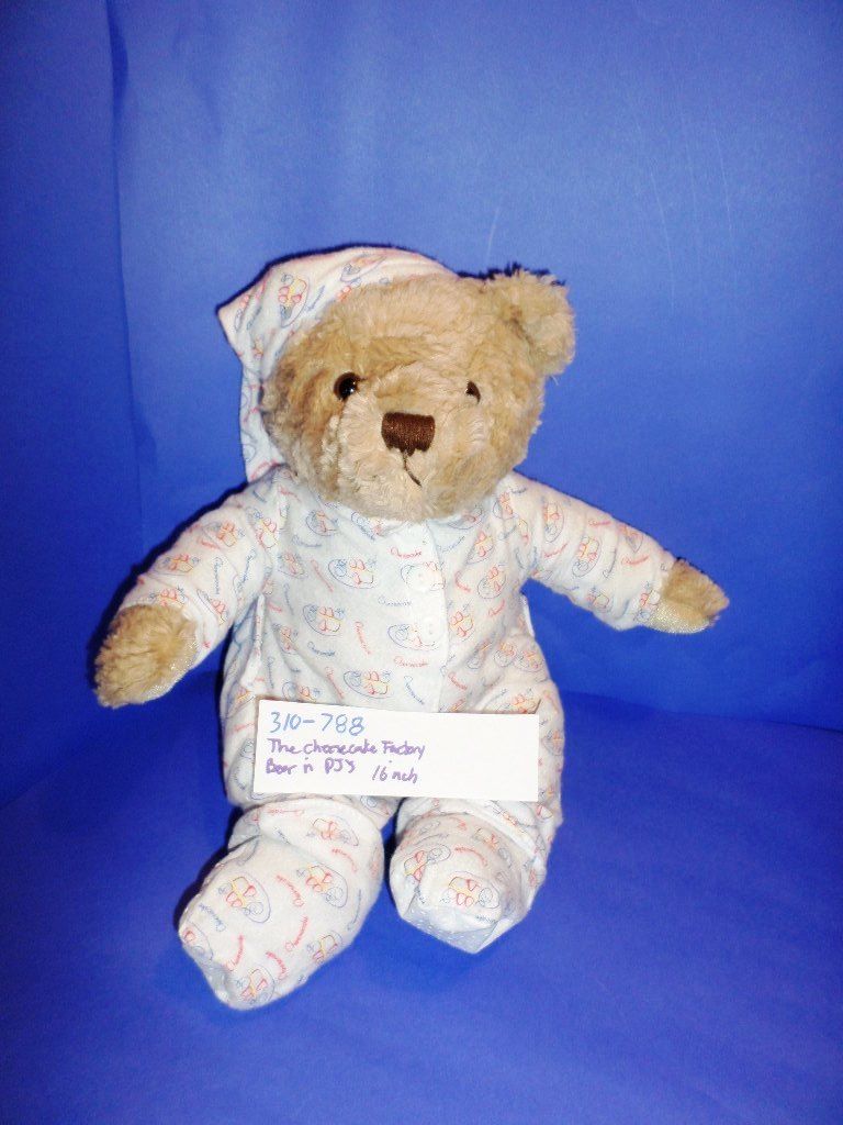 Herrington Cheesecake Factory Bear in Pajamas Plush