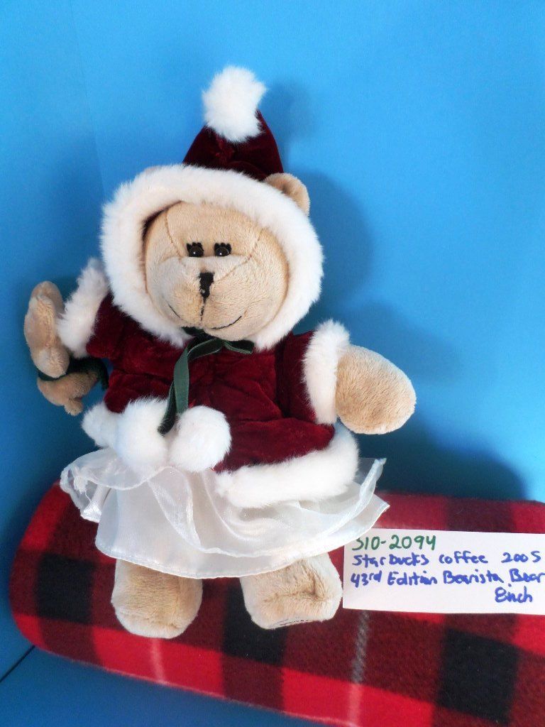 Starbucks 43rd Edition Bearista Bear 2005 Plush