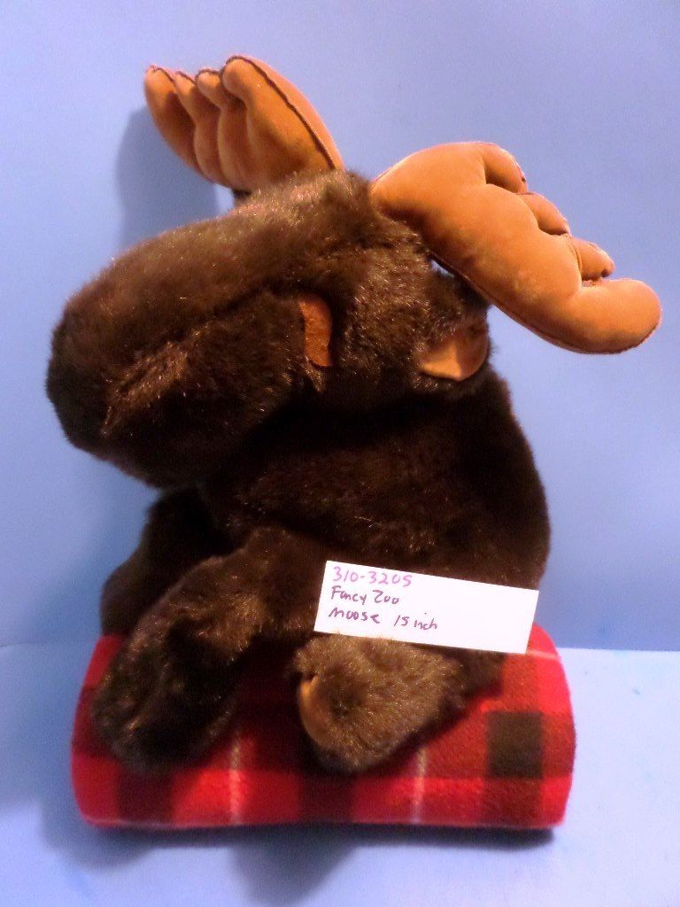 A&A Fancy Zoo Moose Beanbag Plush