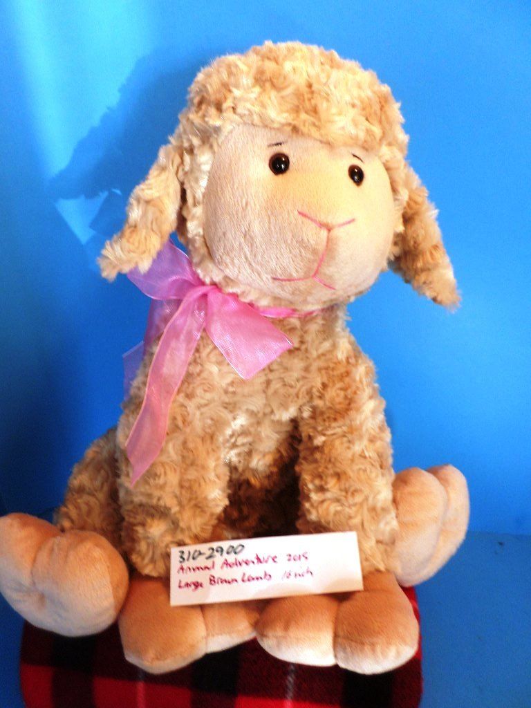 Animal Adventure Large Brown Lamb 2015 Plush